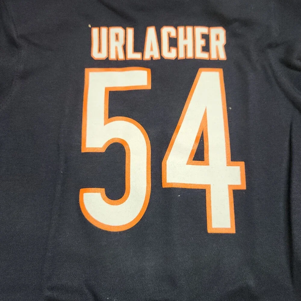 Reebok Nfl Brian Urlacher 54 Chicago Bears Infant Bodysuit 24M Cotton Navy 153